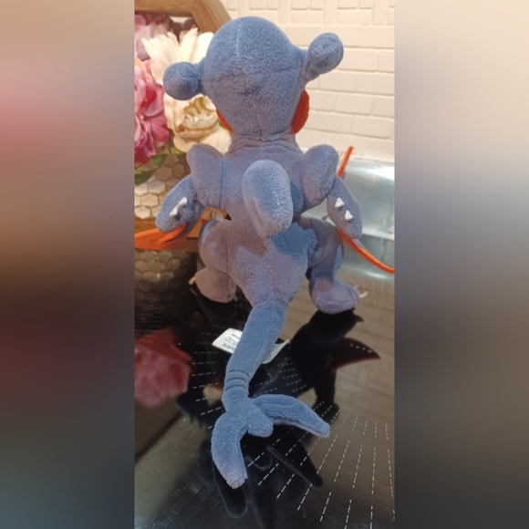 Tomy 2015 Pokemon MEGA GARCHOMP Stuffed Animal Plush Dragon Purple - Picture 4 of 9